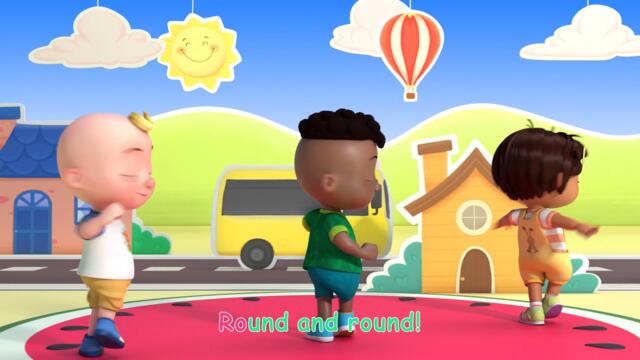 Wheels On The Bus Dance | CoComelon Nursery Rhymes & Kids Songs