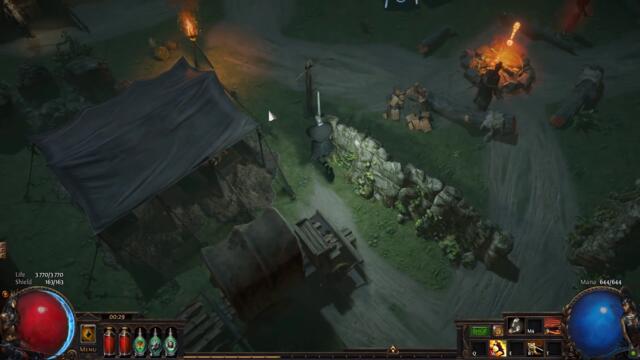 Path of Exile : Diablo 2 act 1 hideout (Infinite Abyss hideout)