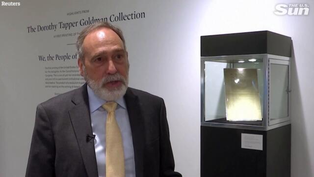 Copy of the US Constitution from 1787 could be yours for $20MILLION as it goes up for auction