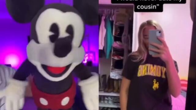 Mickey and Minnie Siblings by chance Lovers by choice #shorts