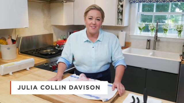 How to Make Chicken Under a Brick with Herb-Roasted Potatoes and Buttermilk-Vanilla Panna Cotta