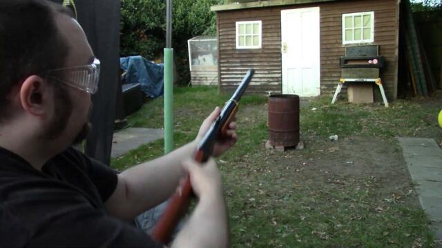 Homemade Knock Down Target for Daisy Red Ryder