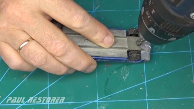 Majorette renowacja Cadillac Stretch Limousine nr 339. Zabawka model odlewany.