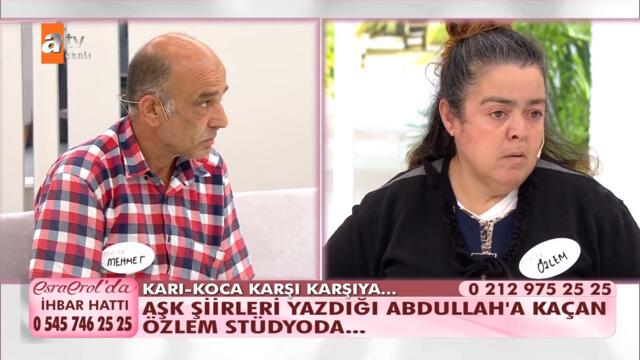"Aşk şiirleri yazdığım Abdullah'ın yanından geldim" - @Esra Erol'da 22 Eylül 2021