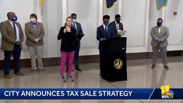 LIVE: Baltimore City announces options to provide relief to homeowners facing liens on their prop...
