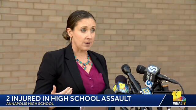 LIVE UPDATE: 2 injured in assaults at Annapolis High School https://on.wbaltv.com/3kPmvIv