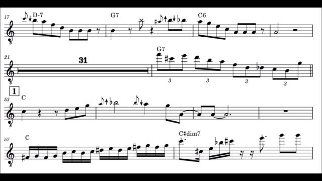 Django Reinhardt - Begin The Beguine Transcription