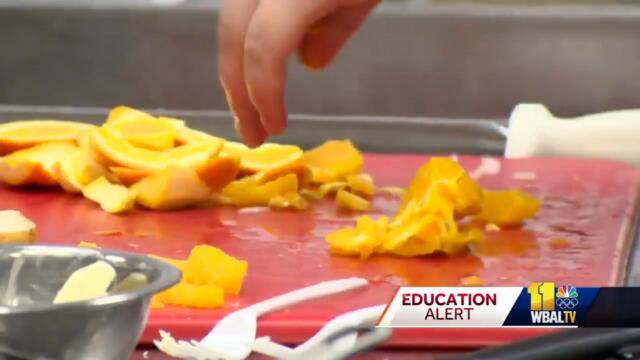 Baltimore County students learn career skills with food truck