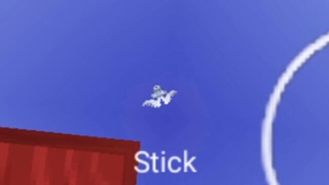 Using New FAKE DIAMOND TRAP from SKY in BedWars Blockman Go