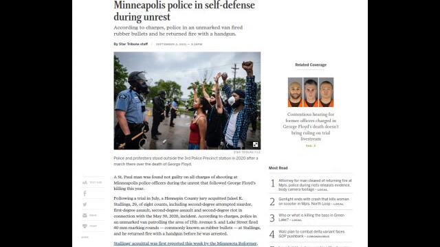 VIDEO: Minnesota Police Shoot "Less Lethal" Projectiles at #BLM Protesters from Unmarked Van in 2020