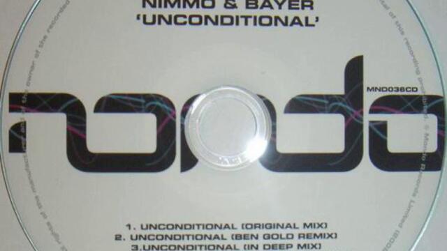 Nimmo & Bayer - Unconditional (Ben Gold Remix)