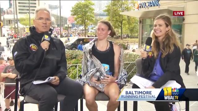 Joanna Hayes wins Baltimore Marathon, her first marathon