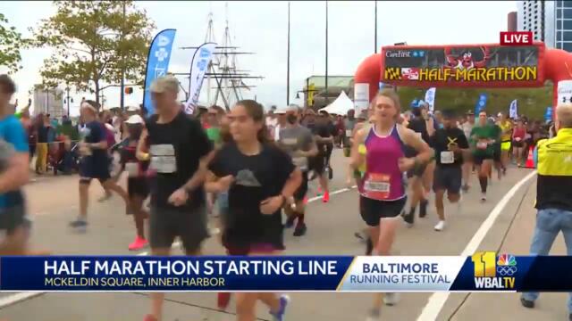 Half Marathon gets underway in Baltimore