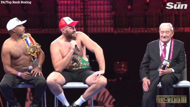 Tyson Fury describes 'edge of the seat' fight after defeating Deontay Wilder with brutal KO