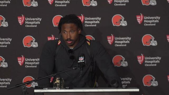Myles Garrett Postgame Press Conference vs. Chargers