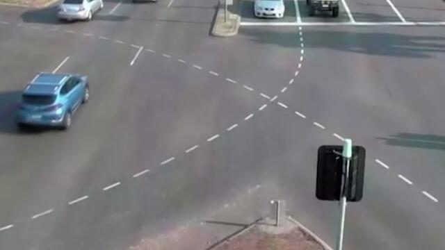 Out Of Control Truck Miraculously AVOIDS Crashing! #shorts