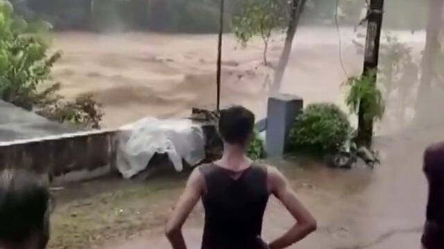 House Falls Into Flood #Shorts