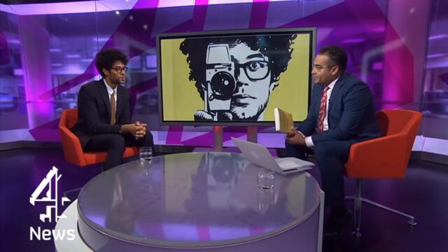 Who's interviewing who?! Richard Ayoade speaks to Krishnan Guru-Murthy