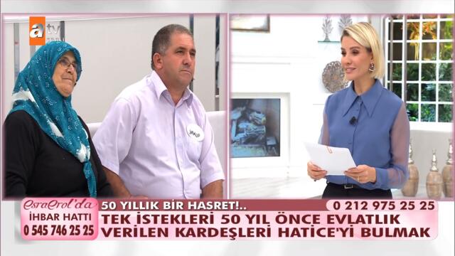 50 yıl önce evlatlık verilen kardeşini Esra Erol buldu! @Esra Erol'da 22 Ekim 2021