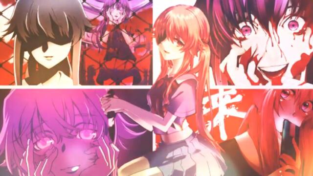Mirai Nikki Op Full "Kuusou Mesorogiwi - Yousei Teikoku"