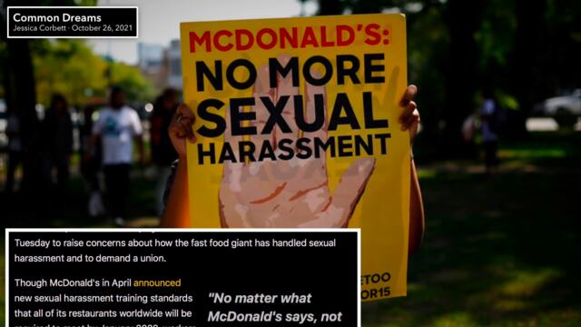 McDonald’s Workers Join the ‘Striketober’ Worker Revolt
