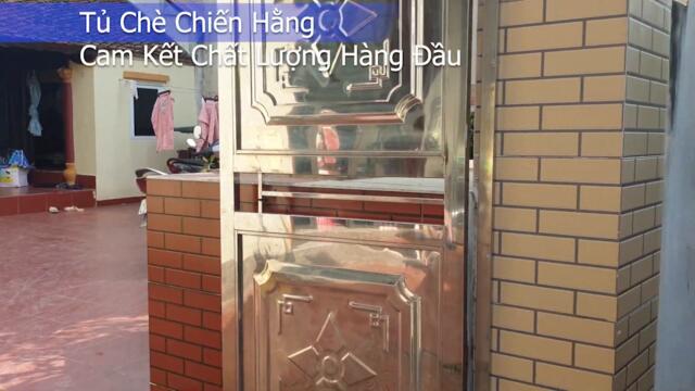 Tủ chè đẹp Chiến Hằng bàn giao tủ chè gỗ gụ, khảm ốc đỏ cho gđ chú Ứng ở Hà Nội/ Tủ chè cổ 35 năm