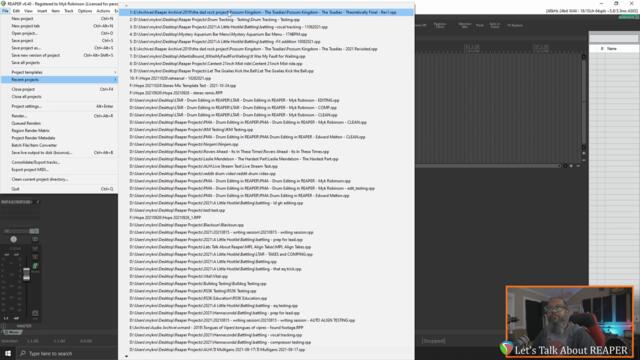 Remixing Old Projects in REAPER