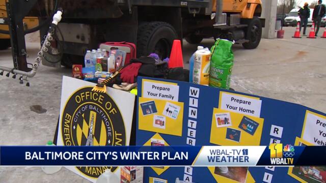 Baltimore DOT has 15K tons of salt at the ready for snow season