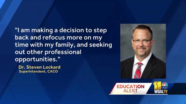 School superintendents stepping down in Maryland, nationwide amid pandemic