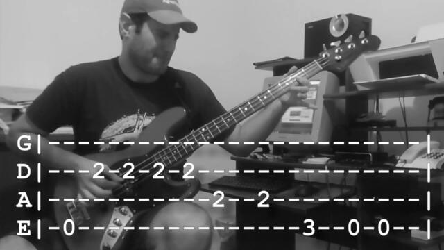 The Police - "The Bed´s Too Big Without You" (Bass Cover w/ Tabs)