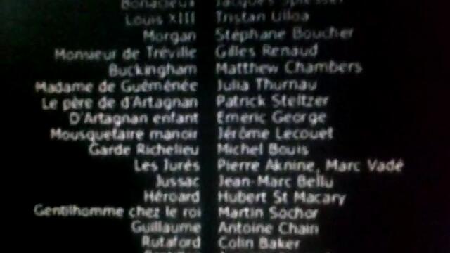 Д'Артанян и тримата мускетари 1-ва част (синхронен екип 2, дублаж по b-TV на 01.01.2009 г.) (запис)