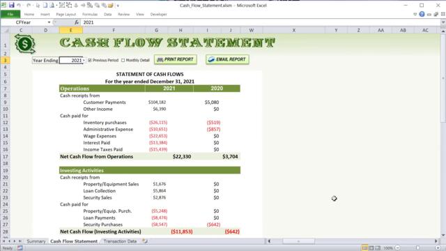 Learn How To Create A Cash Flow Statement In Excel [Full Training + Free Download]
