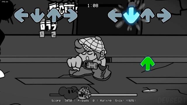 FNF Character Test | Gameplay VS Playground |Mickey Mouse | Sadness Day | Sunday Night