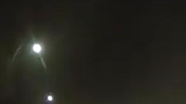 Terrifying moment lorry CRUSHES van against motorway barrier and drives off #Shorts