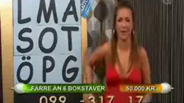 Шведска Тв Водеща Повръща В Ефир