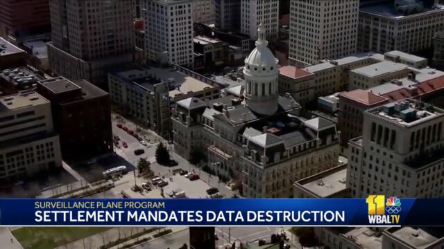 Settlement reached in 'spy plane' case; BPD must remove data collected