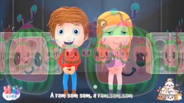 A Ram Sam Sam Without Panda ft Cocomelon Logo || Space Voice || Mushy Munchkin