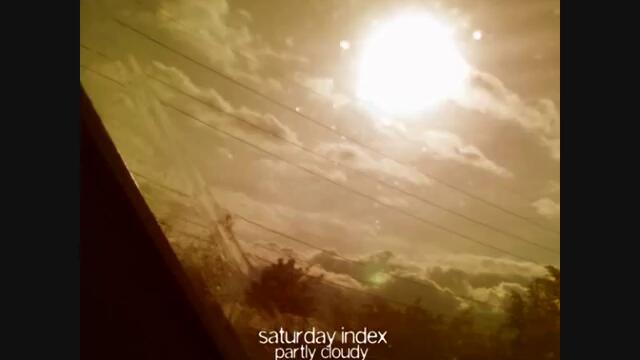 Saturday Index - Partly Cloudy