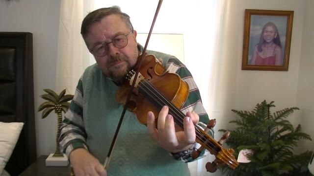 Willard Losinger Performs The Wren / An Dro (a Breton fiddle tune) on the Violin