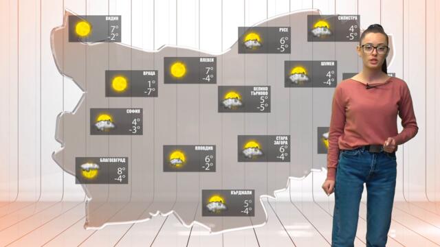 Прогноза за времето за 18 март