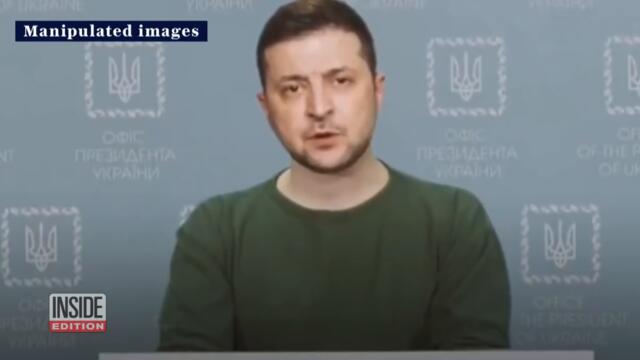 Deepfake of Zelenskyy Tells Ukrainian Troops to ‘Surrender’