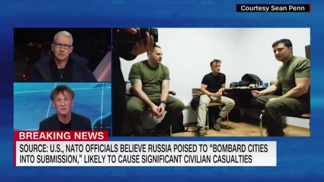 Sean Penn describes meeting Ukraine’s President български субтитри