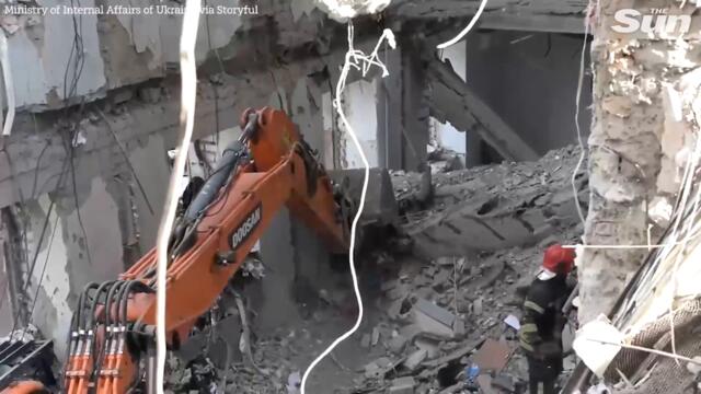 Russian strike on Mykolaiv government building - Search for survivors as at least 36 killed