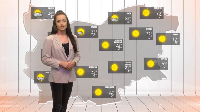 Прогноза за времето за 15 април