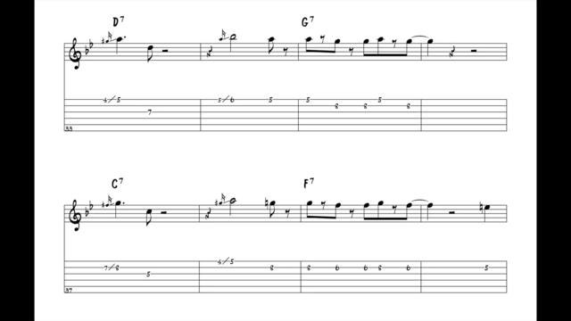 "(Meet The) Flintstones" - Herb Ellis (Jazz Guitar Transcription)