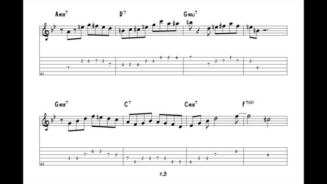 "Cherokee"  - Tal Farlow (Jazz Guitar Transcription)