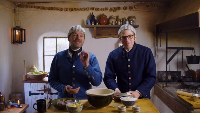 Making “Thatched Roof Pie” with Joe Pera- 18th Century Cooking