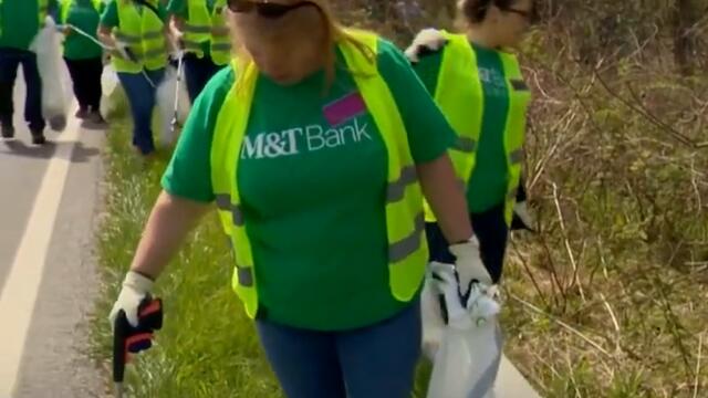 Volunteers support Project Clean Stream on Earth Day