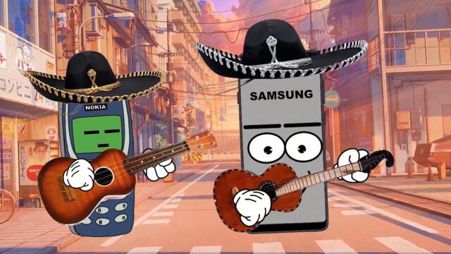 NOKIA and Samsung conquer Spain with their Bullfighting Animation II meme vevo