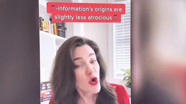 Nina Jankowicz “Information laundering is really quite ferocious” Orwellian, dystopian video